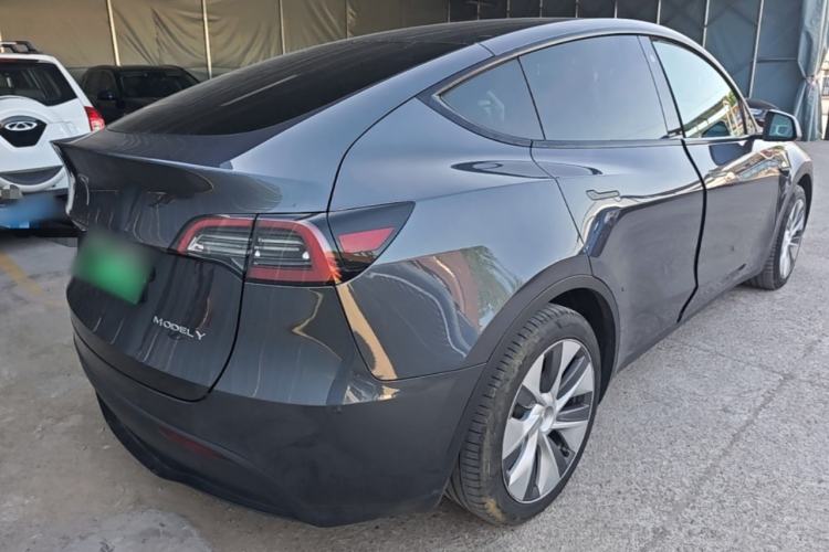 Used Tesla Model Y 2022 Revised Version Rear-Wheel Drive Rear Right 45 Deg