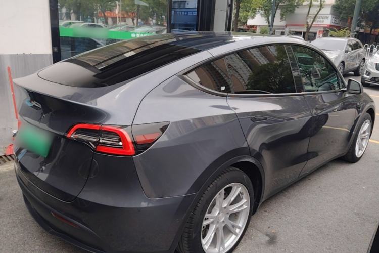 Used Tesla Model Y 2022 Revised Version Rear-Wheel Drive Rear Right 45 Deg