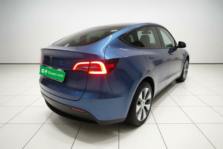 Used Tesla Model Y 2022 Revised Version Long-Range All-Wheel Drive Rear Right 45 Deg