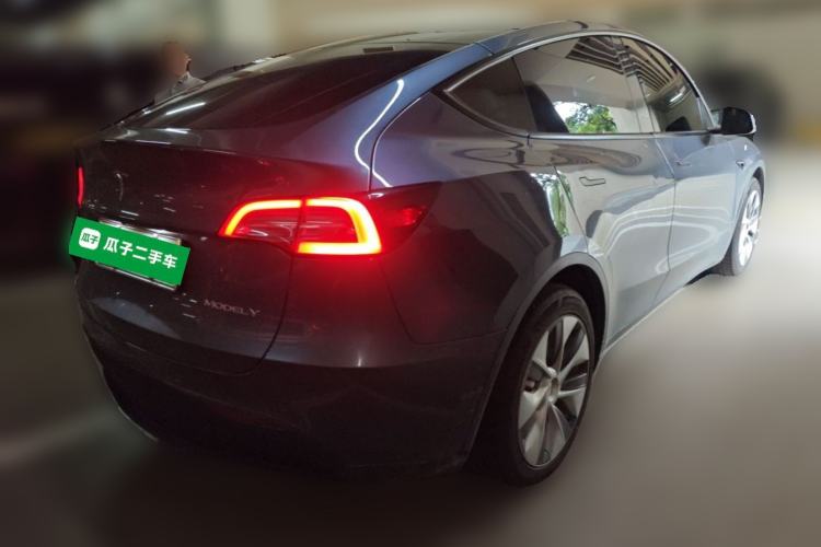 Used Tesla Model Y 2022 Revised Version Long-Range All-Wheel Drive Rear Right 45 Deg
