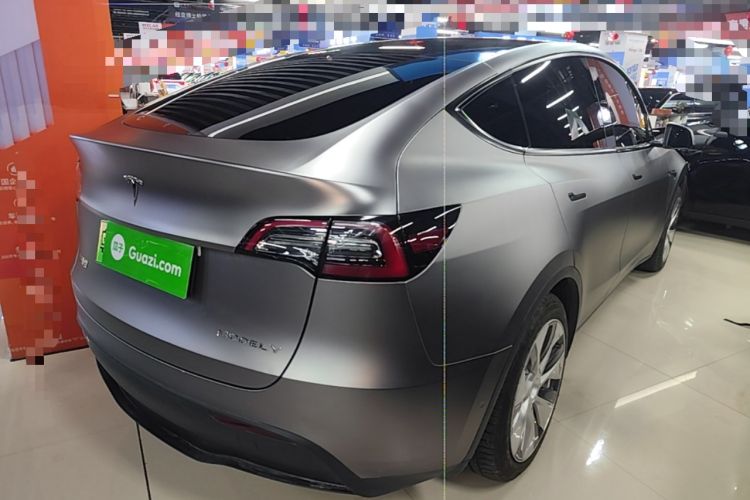Used Tesla Model Y 2022 Revised Version Rear-Wheel Drive Rear Right 45 Deg
