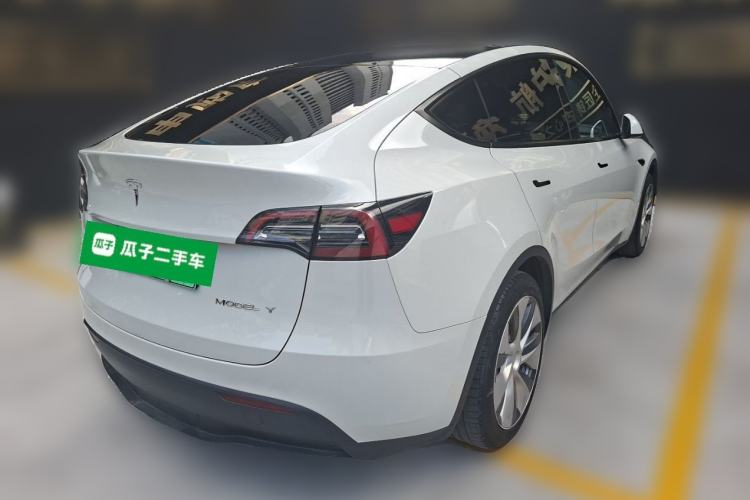 Used Tesla Model Y 2022 Revised Version Rear-Wheel Drive Rear Right 45 Deg