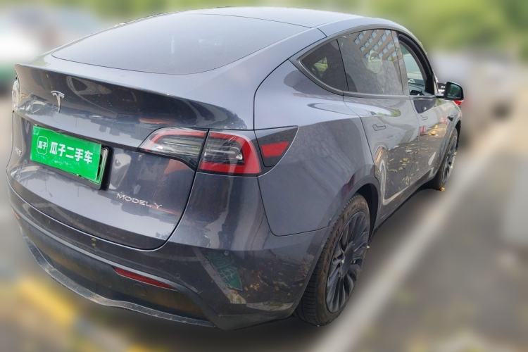 Used Tesla Model Y 2022 Revised Version Rear-Wheel Drive Rear Right 45 Deg