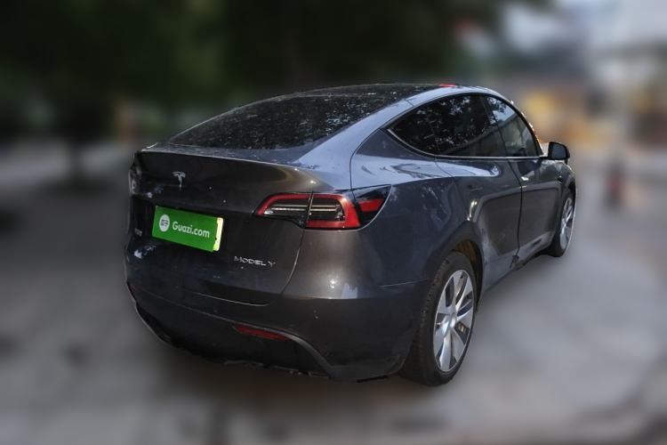 Used Tesla Model Y 2022 Revised Version Rear-Wheel Drive Rear Right 45 Deg