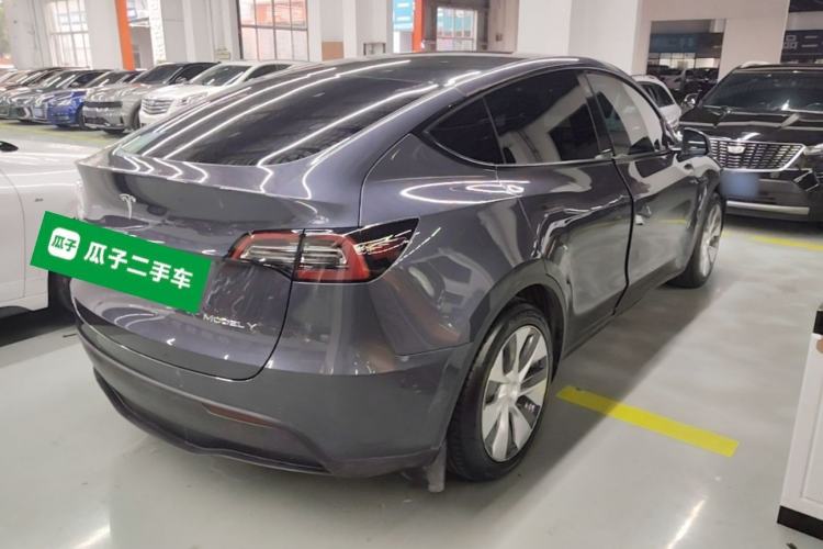 Used Tesla Model Y 2022 Revised Version Rear-Wheel Drive Rear Right 45 Deg