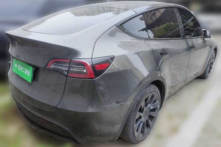 Used Tesla Model Y 2022 Revised Version Rear-Wheel Drive Rear Right 45 Deg