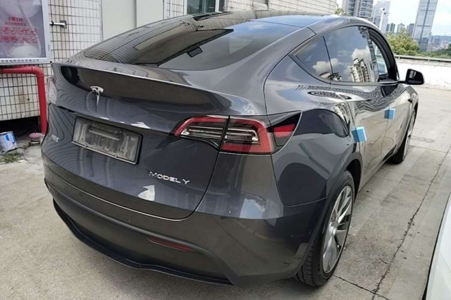 Used Tesla Model Y 2022 Revised Version Rear-Wheel Drive Rear Right 45 Deg