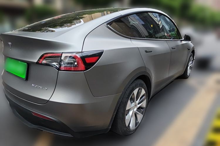 Used Tesla Model Y 2022 Revised Version Rear-Wheel Drive Rear Right 45 Deg