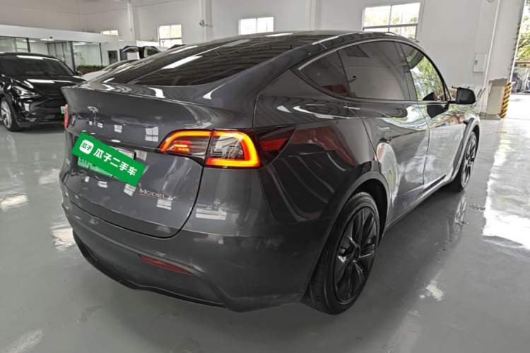 Used Tesla Model Y 2022 Revised Version Rear-Wheel Drive Rear Right 45 Deg