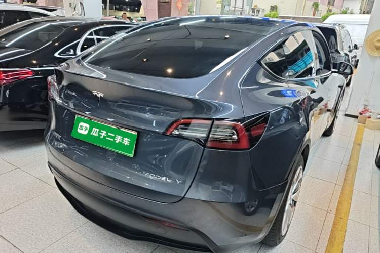 Used Tesla Model Y 2022 Revised Version Rear-Wheel Drive Rear Right 45 Deg