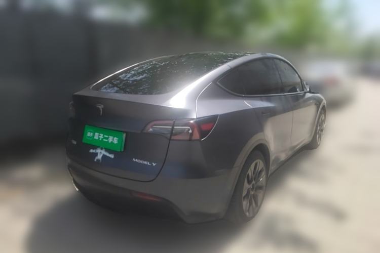 Used Tesla Model Y 2022 Revised Version Rear-Wheel Drive Rear Right 45 Deg