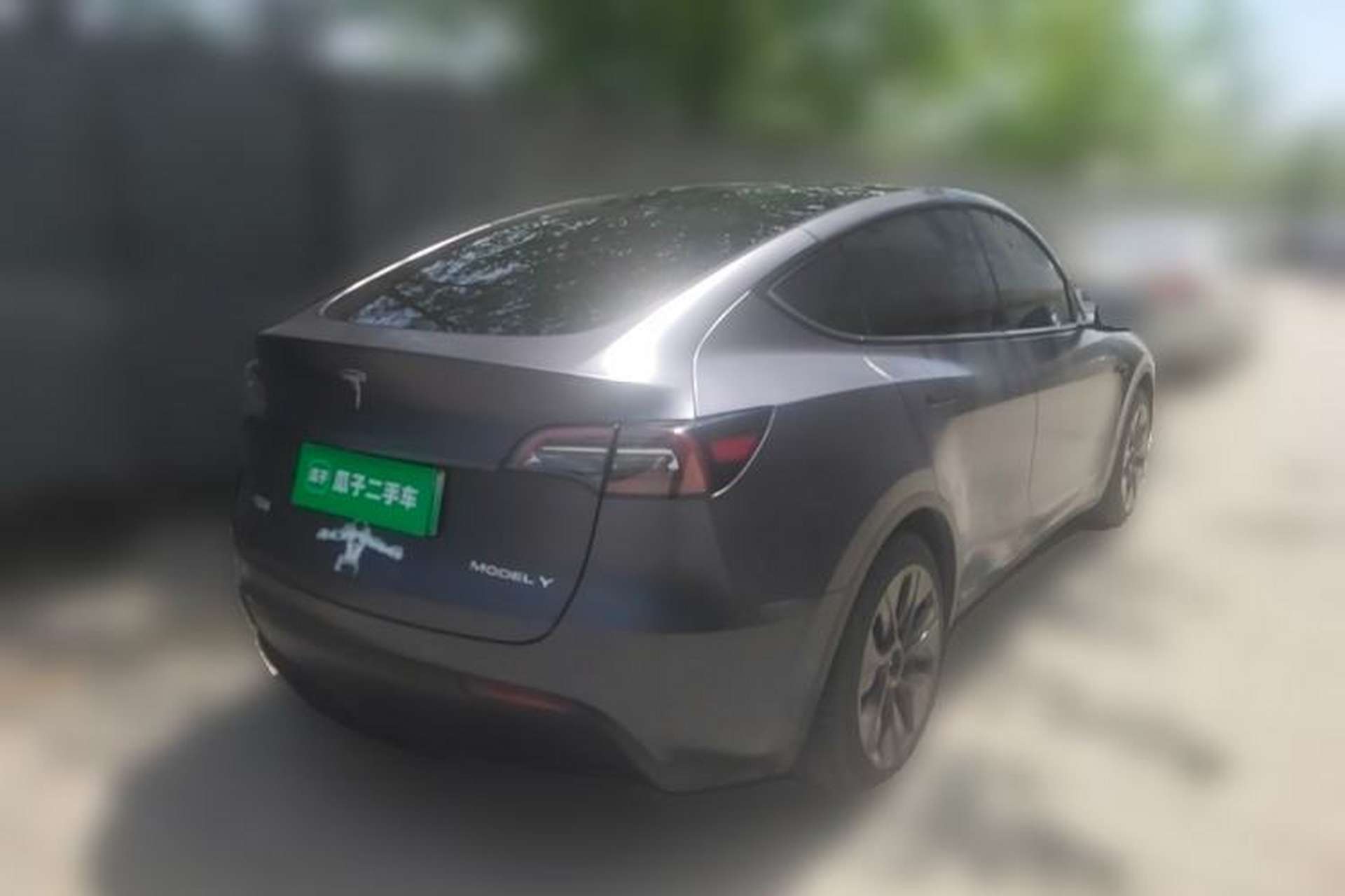 Used Tesla Model Y 2022 Revised Version Rear-Wheel Drive Rear Right 45 Deg