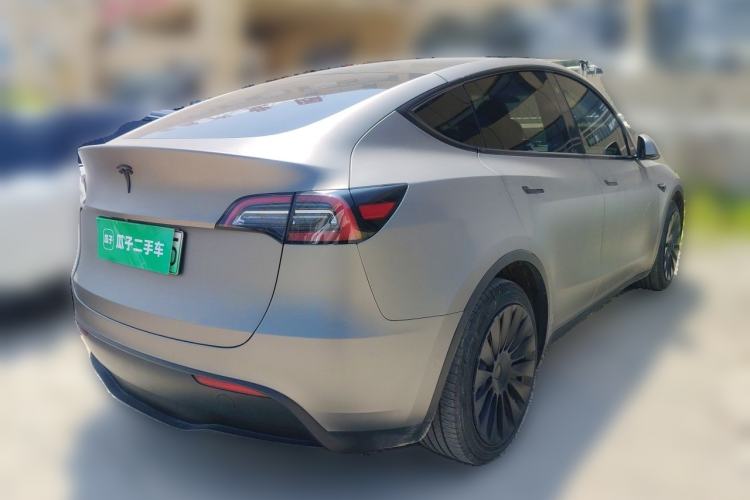 Used Tesla Model Y 2022 Long-Range All-Wheel-Drive Version Rear Right 45 Deg