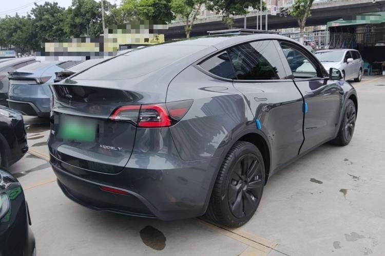 Used Tesla Model Y 2022 Revised Version Rear-Wheel Drive Rear Right 45 Deg