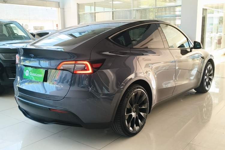 Used Tesla Model Y 2022 Revised Version Rear-Wheel Drive Rear Right 45 Deg