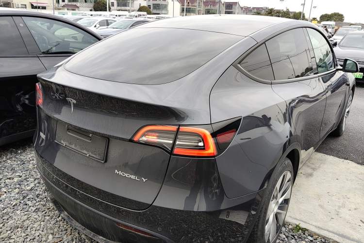 Used Tesla Model Y 2022 Revised Version Rear-Wheel Drive Rear Right 45 Deg