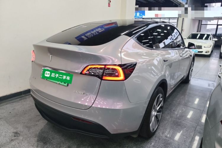 Used Tesla Model Y 2022 Revised Version Rear-Wheel Drive Rear Right 45 Deg