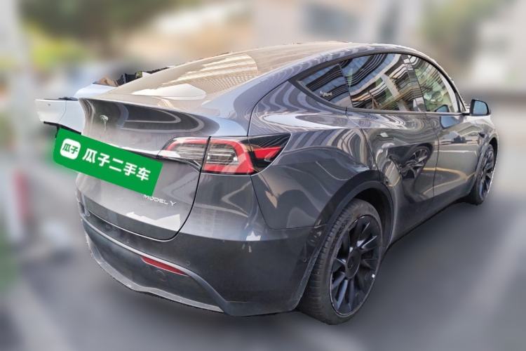 Used Tesla Model Y 2022 Long-Range All-Wheel-Drive Version Rear Right 45 Deg
