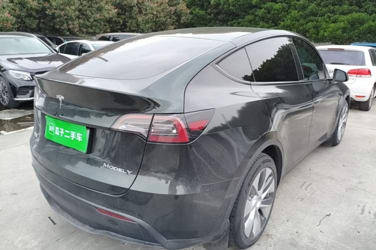 Used Tesla Model Y 2022 Revised Version Long-Range All-Wheel Drive Rear Right 45 Deg