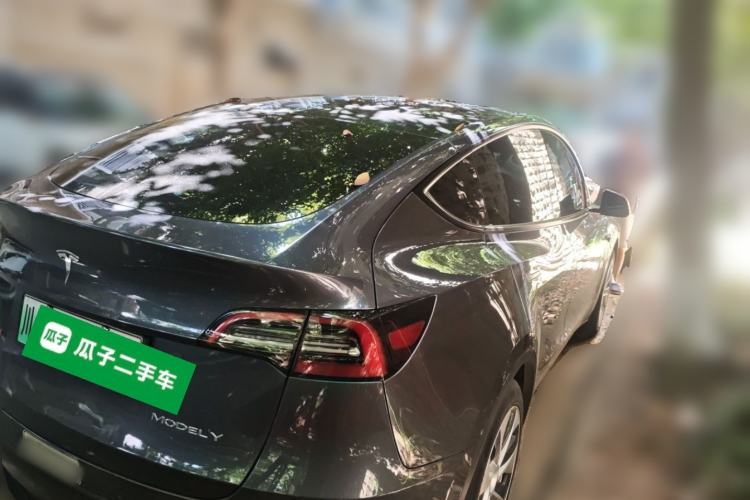 Used Tesla Model Y 2022 Revised Version Rear-Wheel Drive Rear Right 45 Deg