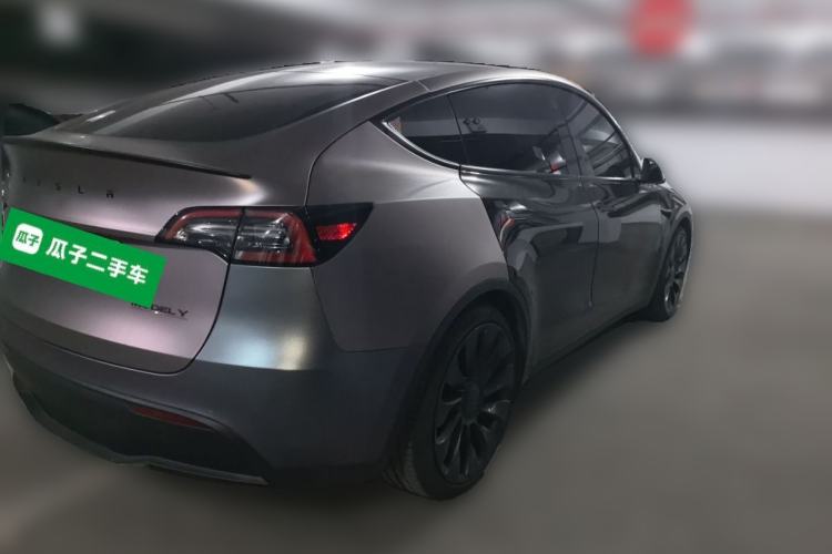 Used Tesla Model Y 2022 Performance High-Performance All-Wheel-Drive Version Rear Right 45 Deg