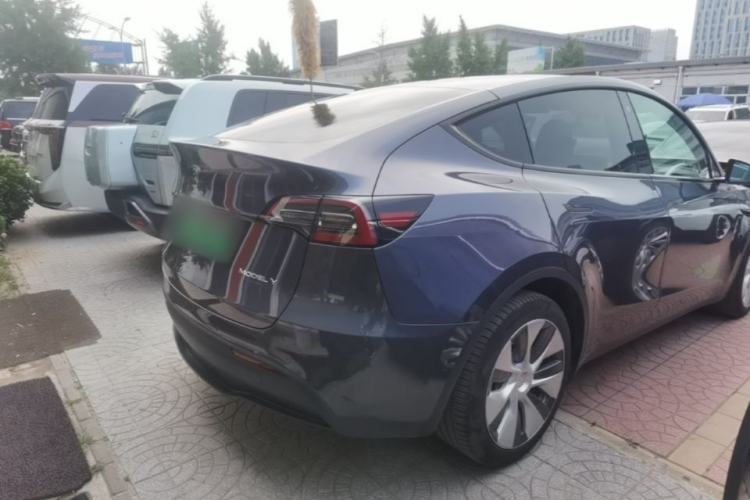 Used Tesla Model Y 2022 Revised Version Rear-Wheel Drive Rear Right 45 Deg