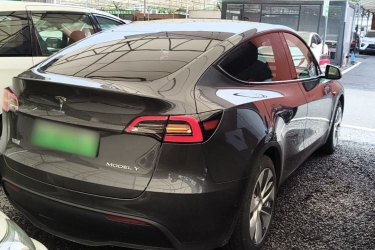 Used Tesla Model Y 2022 Revised Version Rear-Wheel Drive Rear Right 45 Deg