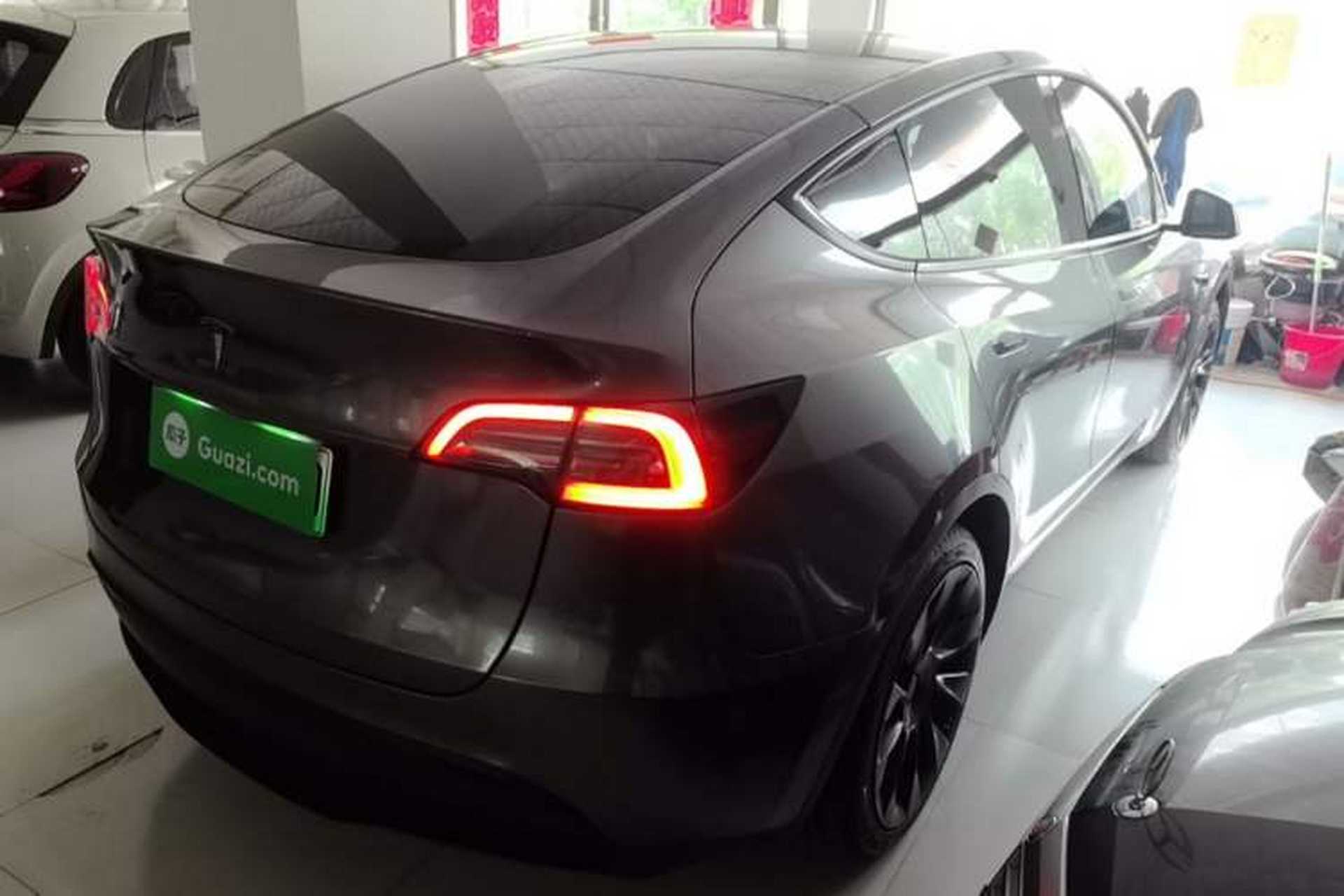 Used Tesla Model Y 2022 Long-Range All-Wheel-Drive Version Rear Right 45 Deg