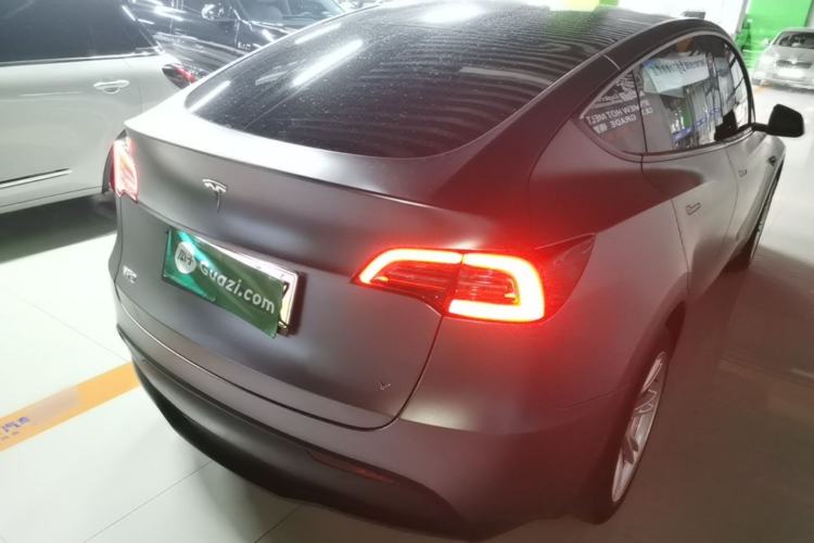 Used Tesla Model Y 2022 Revised Version Long-Range All-Wheel Drive Rear Right 45 Deg