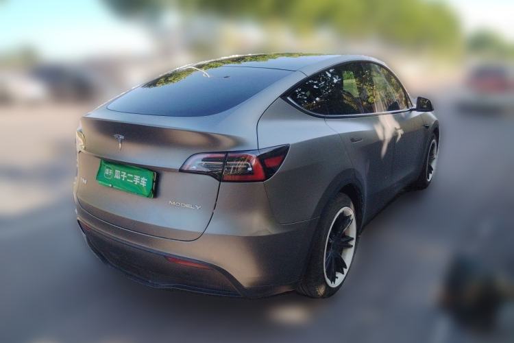 Used Tesla Model Y 2022 Revised Version Long-Range All-Wheel Drive Rear Right 45 Deg