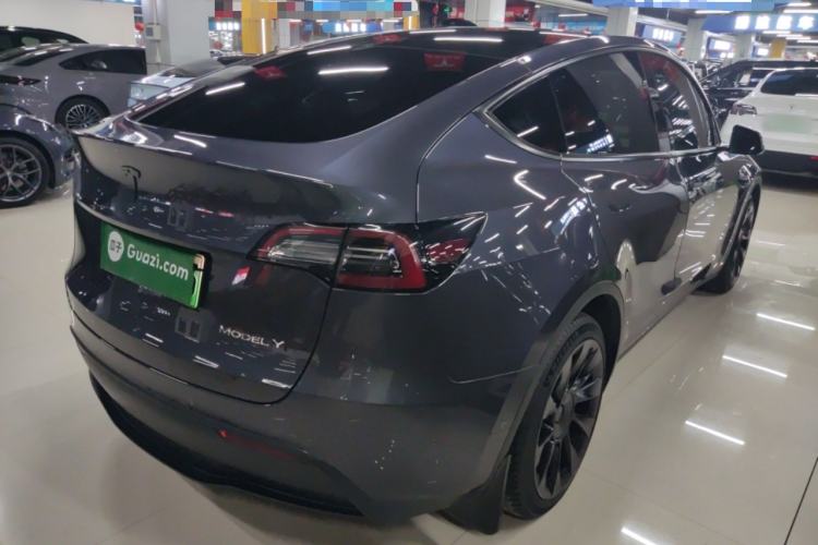 Used Tesla Model Y 2022 Long-Range All-Wheel-Drive Version Rear Right 45 Deg