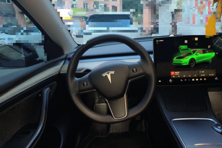 Used Tesla Model Y 2022 Revised Version Long-Range All-Wheel Drive Steering Wheel