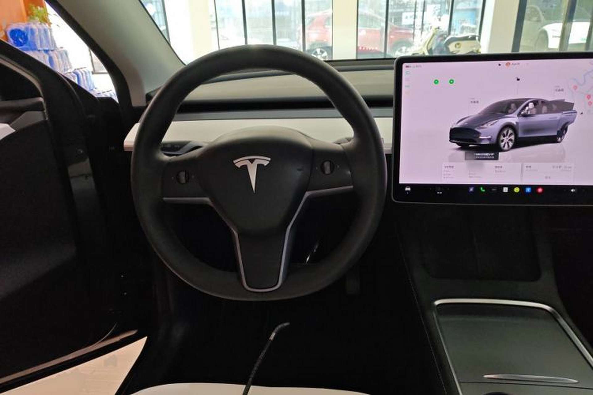 Used Tesla Model Y 2022 Rear-Wheel-Drive Version Steering Wheel