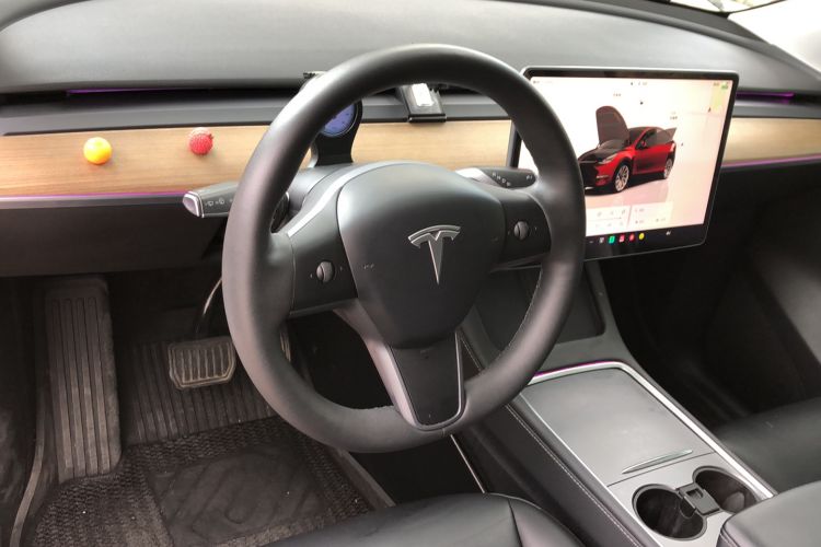 Used Tesla Model Y 2022 Rear-Wheel-Drive Version Steering Wheel
