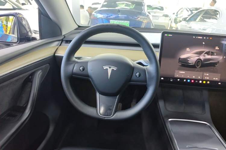 Used Tesla Model Y 2022 Rear-Wheel-Drive Version Steering Wheel