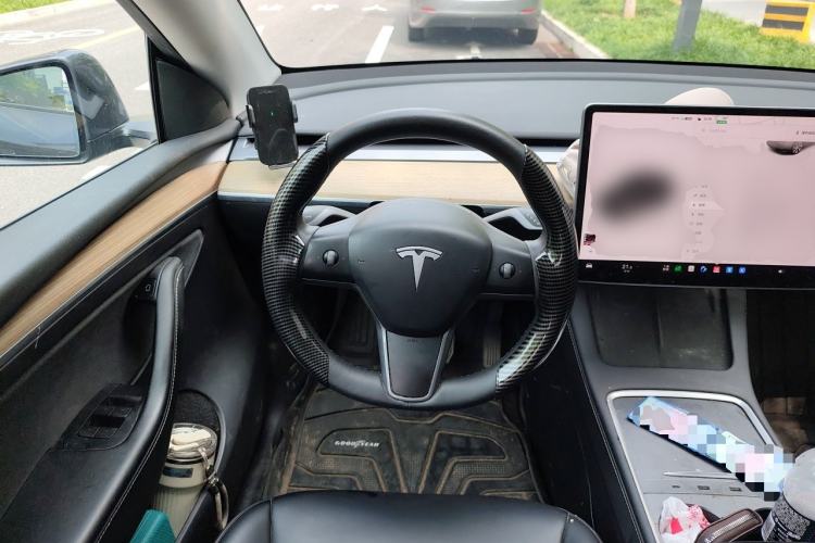 Used Tesla Model Y 2022 Revised Version Long-Range All-Wheel Drive Steering Wheel