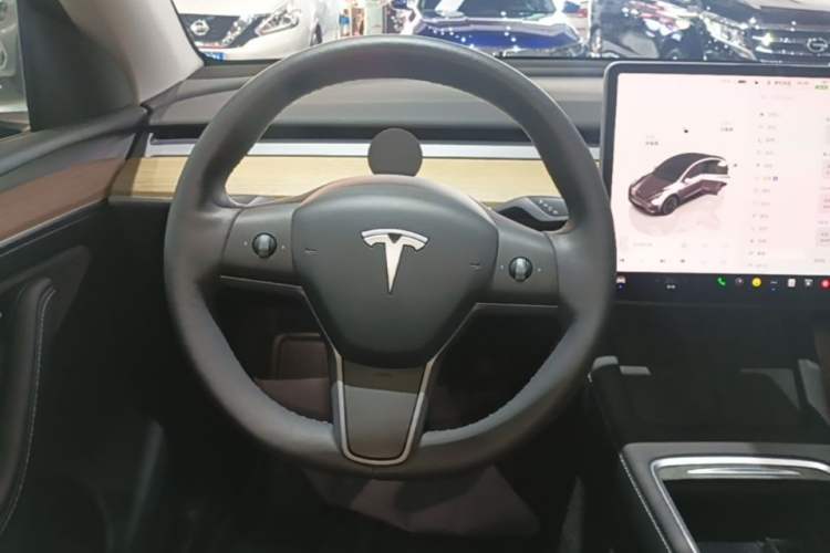 Used Tesla Model Y 2022 Revised Version Rear-Wheel Drive Steering Wheel