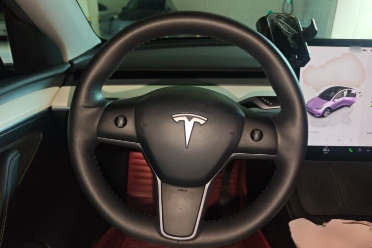 Used Tesla Model Y 2022 Revised Version Long-Range All-Wheel Drive Steering Wheel
