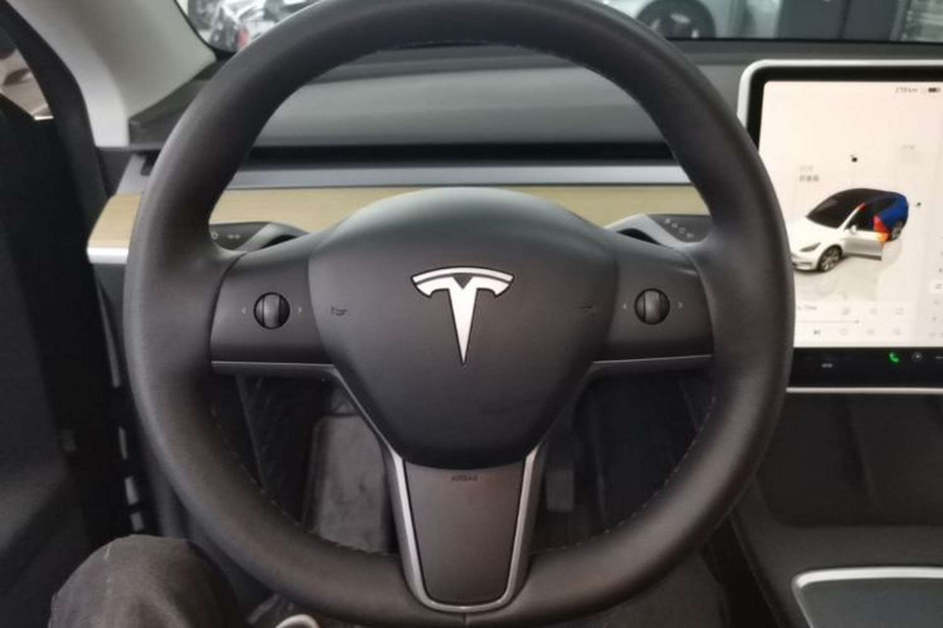 Used Tesla Model Y 2022 Revised Version Rear-Wheel Drive Steering Wheel