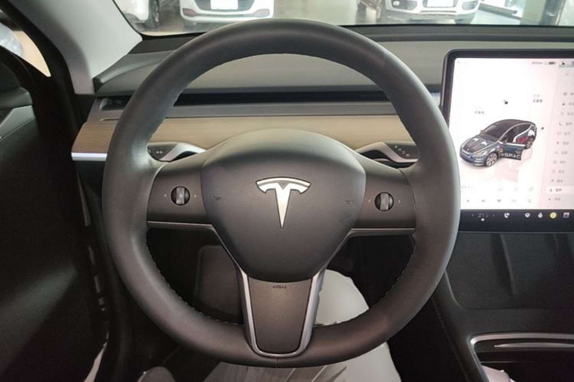 Used Tesla Model Y 2022 Revised Version Rear-Wheel Drive Steering Wheel