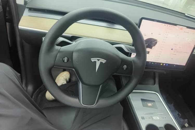 Used Tesla Model Y 2022 Long-Range All-Wheel-Drive Version Steering Wheel