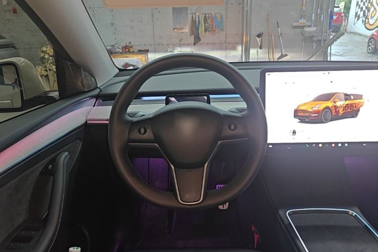 Used Tesla Model Y 2022 Revised Version Rear-Wheel Drive Steering Wheel