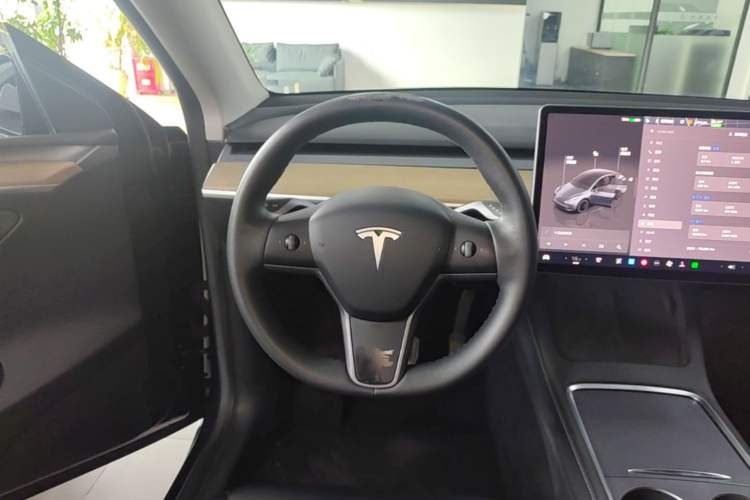 Used Tesla Model Y 2022 Revised Version Rear-Wheel Drive Steering Wheel