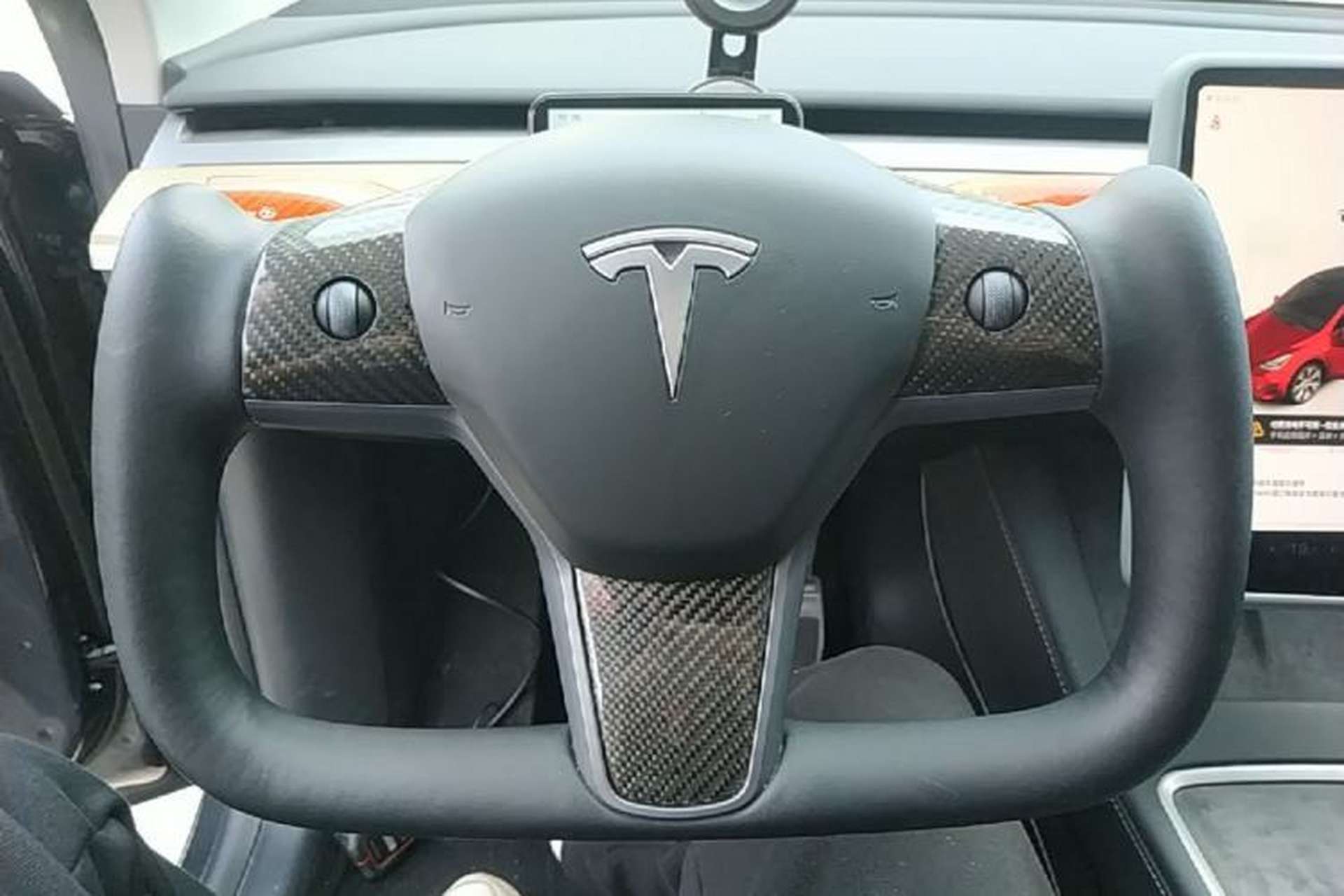 Used Tesla Model Y 2022 Revised Version Rear-Wheel Drive Steering Wheel