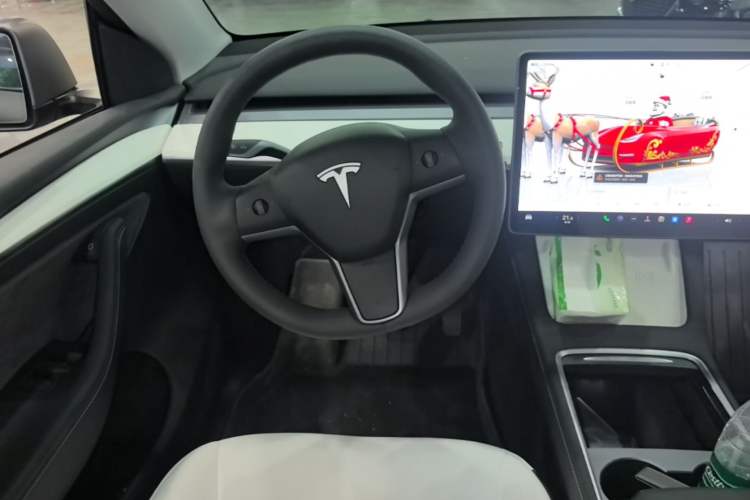 Used Tesla Model Y 2022 Revised Version Rear-Wheel Drive Steering Wheel