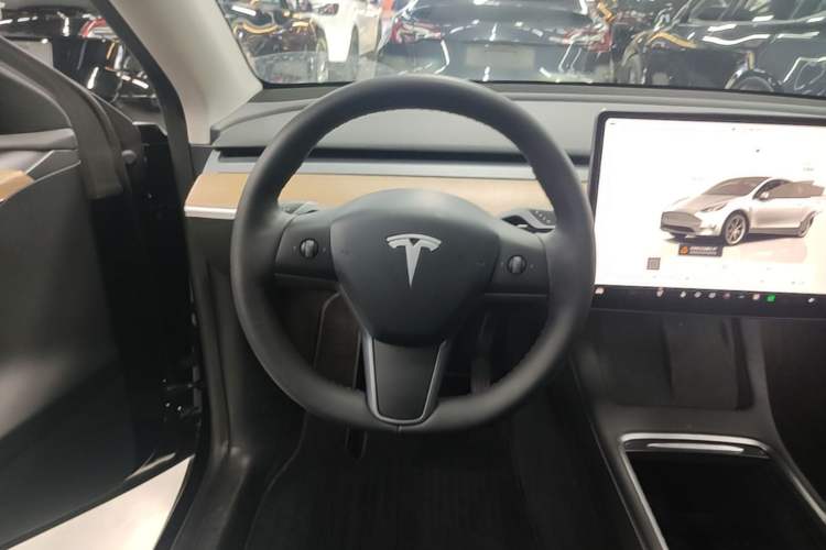 Used Tesla Model Y 2022 Rear-Wheel-Drive Version Steering Wheel
