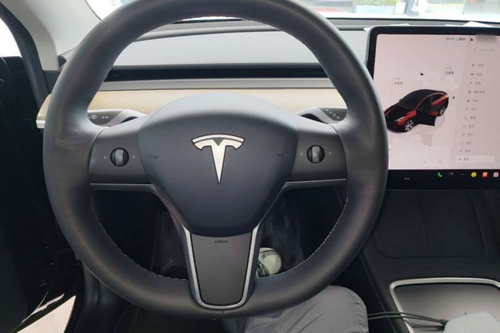Used Tesla Model Y 2022 Revised Version Rear-Wheel Drive Steering Wheel