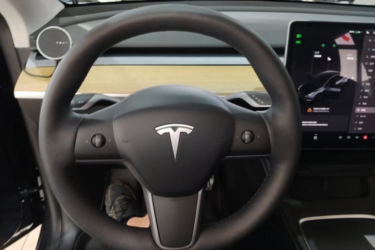 Used Tesla Model Y 2022 Revised Version Long-Range All-Wheel Drive Steering Wheel