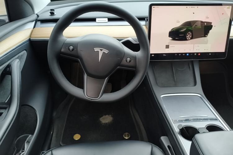 Used Tesla Model Y 2022 Revised Version Long-Range All-Wheel Drive Steering Wheel