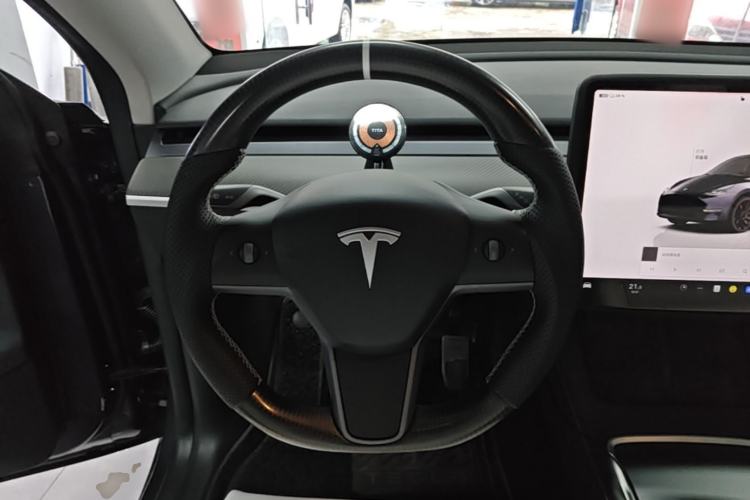 Used Tesla Model Y 2022 Performance High-Performance All-Wheel-Drive Version Steering Wheel